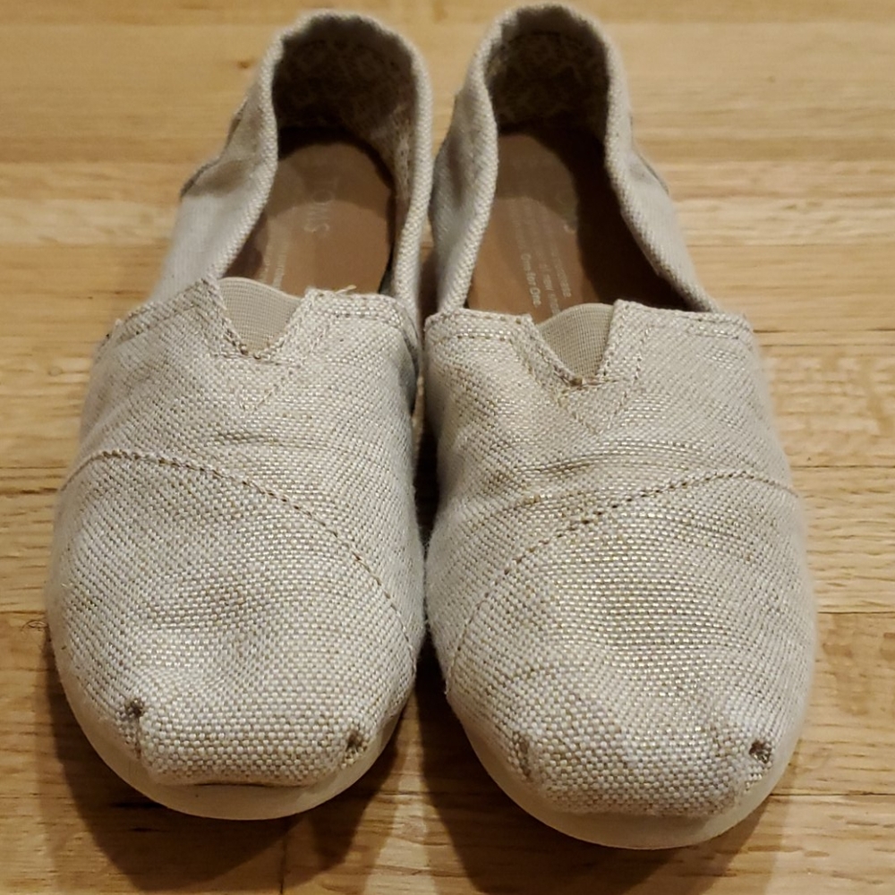 TOM’S Classic Slip-on. Metallic Linen